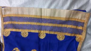 Royal Blue Kurti With Dupatta