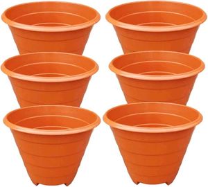 Flower Pots 6.5 Inch Size - Set of 6