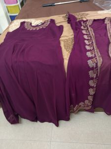 gown with shrug