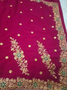 Embroidery Festive  Saree