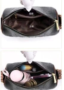 Embossed Floral Leather Crossbody Bag