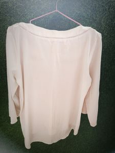 Embroidered net designer White top, Looks good wit