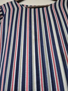 Striped Tunic Top - Elxsi