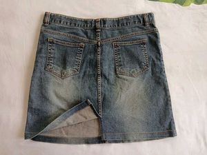 Denim Mini Skirt
