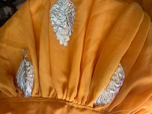 Orange Ethnic Skirt