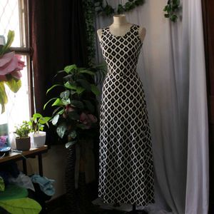 Allen Solly Patterned Tank Dress