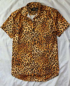 Men Chetah Print Shirt