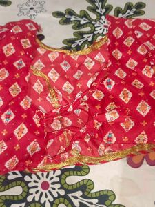 Red Lehenga Choli Set baby girl 18-20 months