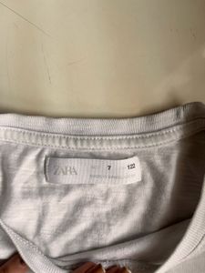 Zara White T Shirt Boys