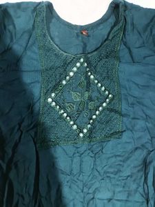 Elegant Teal Kurti