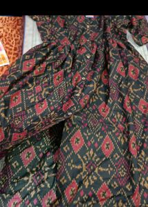 Ikkat Print Dress/Kurti