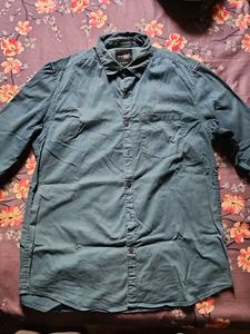 Vintage-Wash Button-Down Shirt