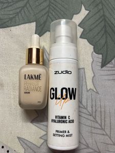 It’s a lame serum and Zudio setting mist combo