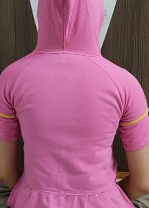 pink half sleeve jacket🩷✨