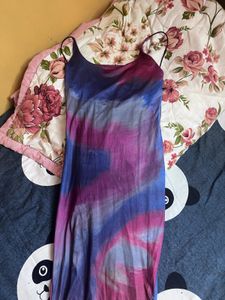 Newme Ombre Bodycon Dress with Side Slit
