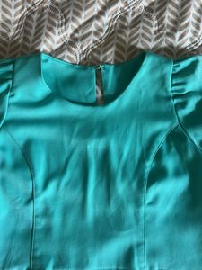 Cute Teal Crop Top
