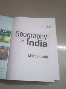 UPSC book Geography of India by Majid Husain