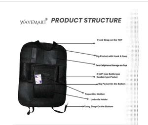 2 In 1 Car Multiple Pocket Organizer