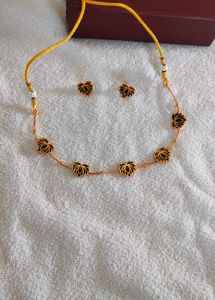 Lotus Necklace Set