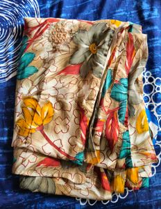 Floral Print Saree