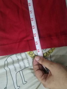 Elegant Blue &amp; Red Kurta Set Of 3