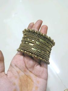 Metal &amp; Clay Bangles Combo