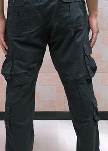 Pack Of 2 Blue And Black Cargo Pants