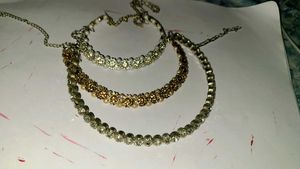 Layered Rhinestone Necklace