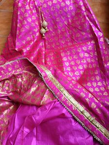 Beautiful Lhnga Choli With Heavy Blouse And Dupatt