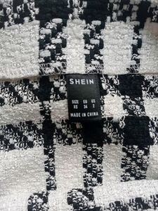 Shein Checkered Mini Skirt