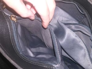 La Fille Black Shoulder Bag