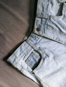 Light Blue Denim Shorts