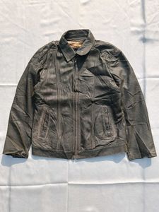 Vintage Brown Leather Jacket
