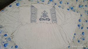 Boho Chic White Embroidered Top