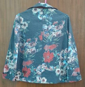 Floral Print blazer