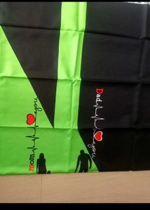 Men's Mom & Dad Printed Shirt Febric