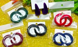 KOREAN Velvet Earring- 1 Pc🍀