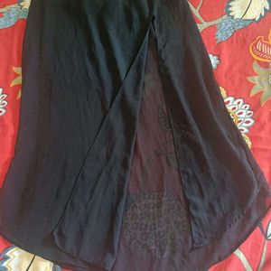 Elegant Black Ethnic Skirt