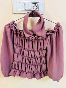 Ruffled Off-Shoulder Top