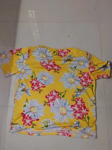 Floral Yellow T-Shirt