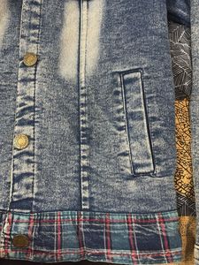 Denim Jacket with Hood