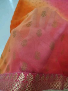 Saree With Desginer Blouse
