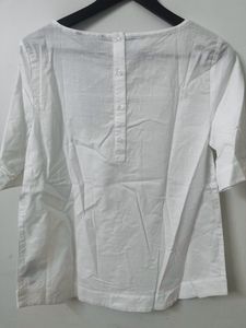 Tommy Hilfiger White Linen Top