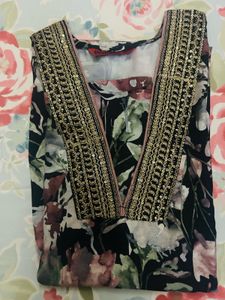 Floral Printed Lace Up &amp; Trouser