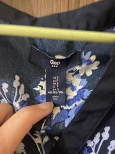 Floral Print Navy Dress