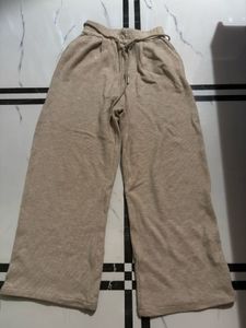 woolen Wide Leg Lounge Pants