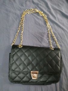 Gold Chain Strap Handbag