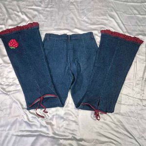 Bootcut Cute Korean Denim