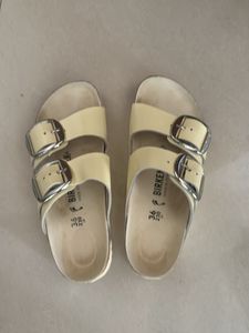 Birkenstock Arizona Pale Yellow Sandals - Size 36