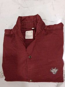Burgundy Casual Shirt